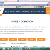 Rett Syndrome Research Trust Website